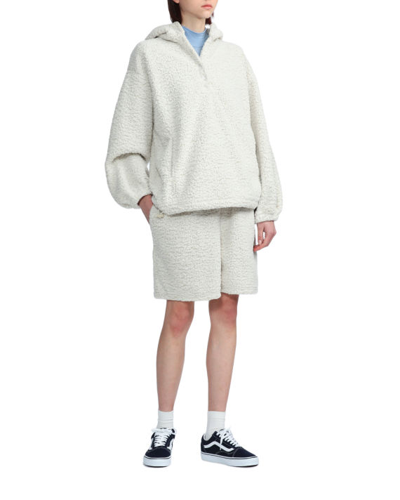 Drawstring fleece shorts image number 1