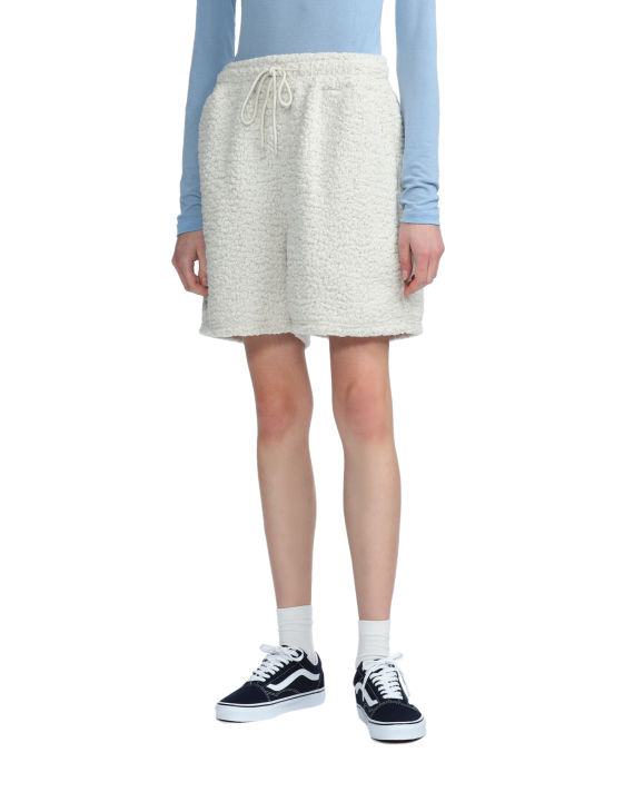 Drawstring fleece shorts image number 2