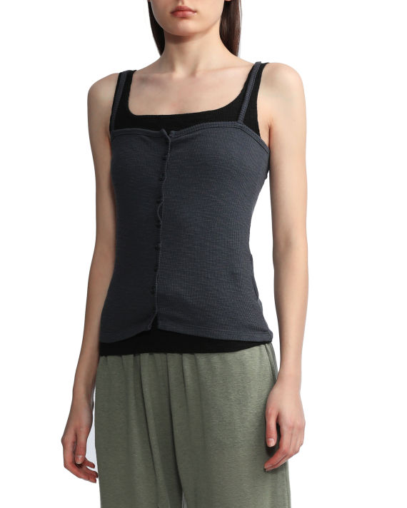 Buttoned tank top image number 2