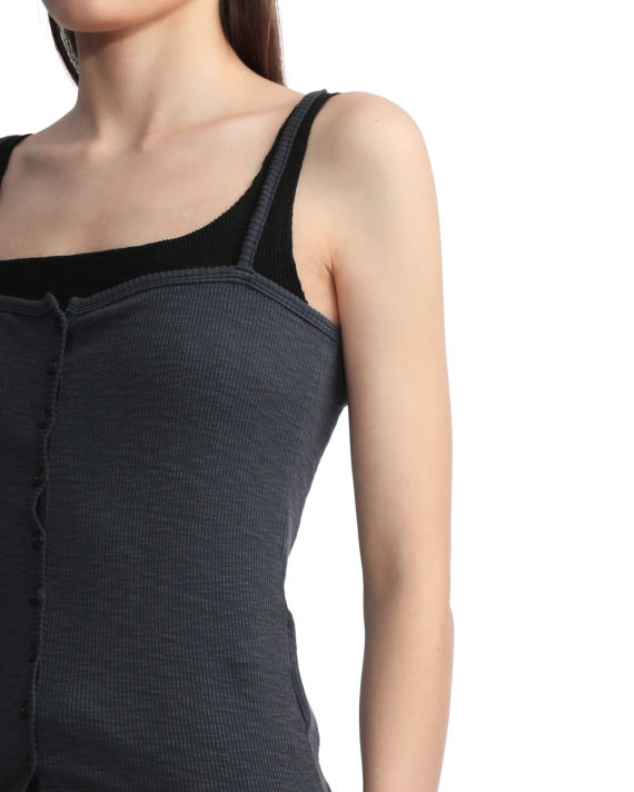 Buttoned tank top image number 4