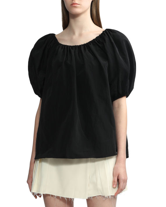 Gathered puff sleeve blouse image number 2