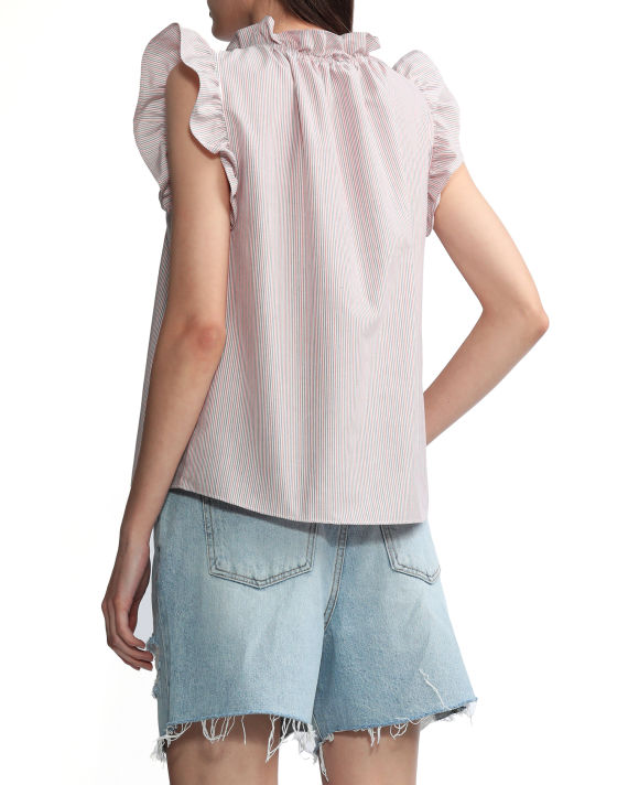Relaxed sleeveless top image number 3