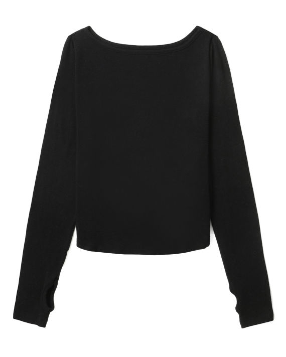 Slim-fit top with thumbhole  image number 0