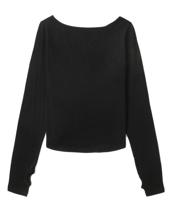Slim-fit top with thumbhole  image number 5