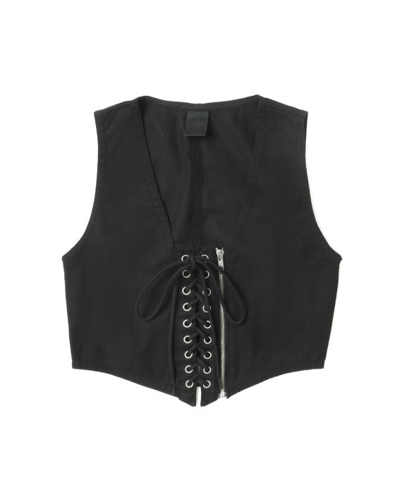 Lace-up corset vest image number 0