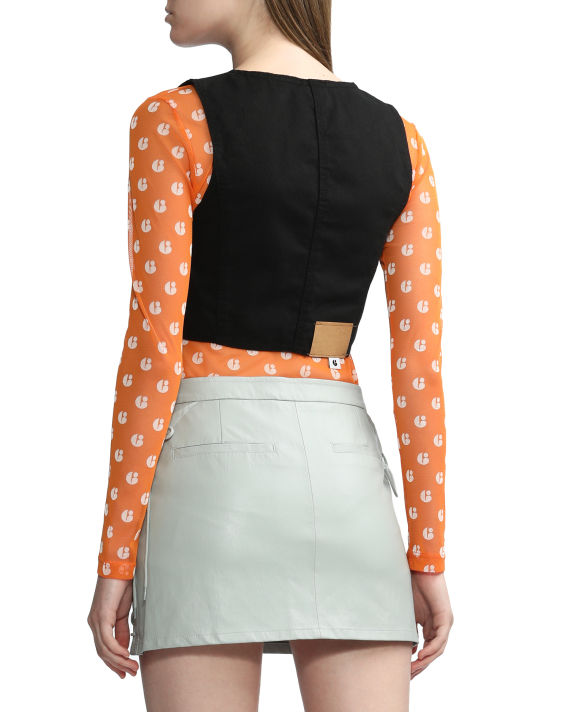 Lace-up corset vest image number 3