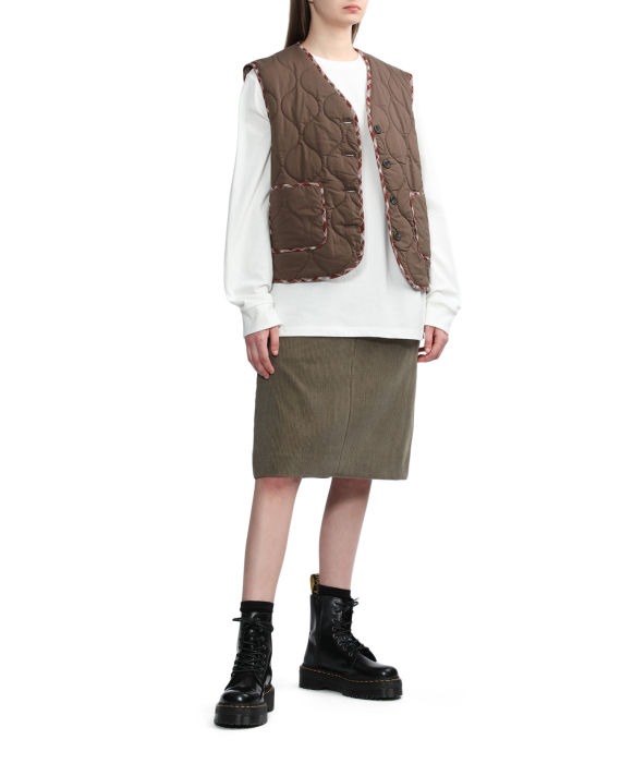 Quilted vest coat image number 1