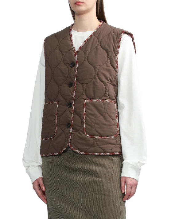 Quilted vest coat image number 2
