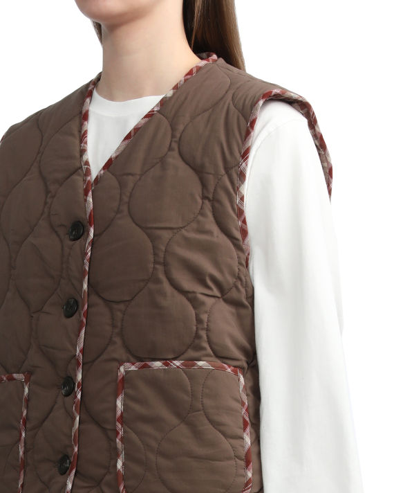 Quilted vest coat image number 4