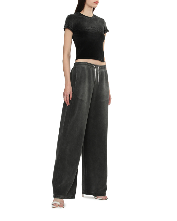 alexander wang.t Plush velour baby tee