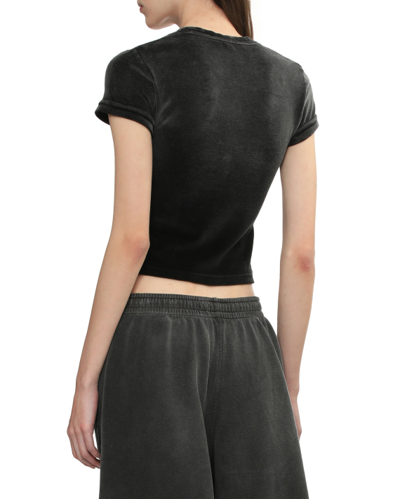 alexander wang.t Plush velour baby tee