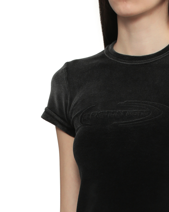 alexander wang.t Plush velour baby tee