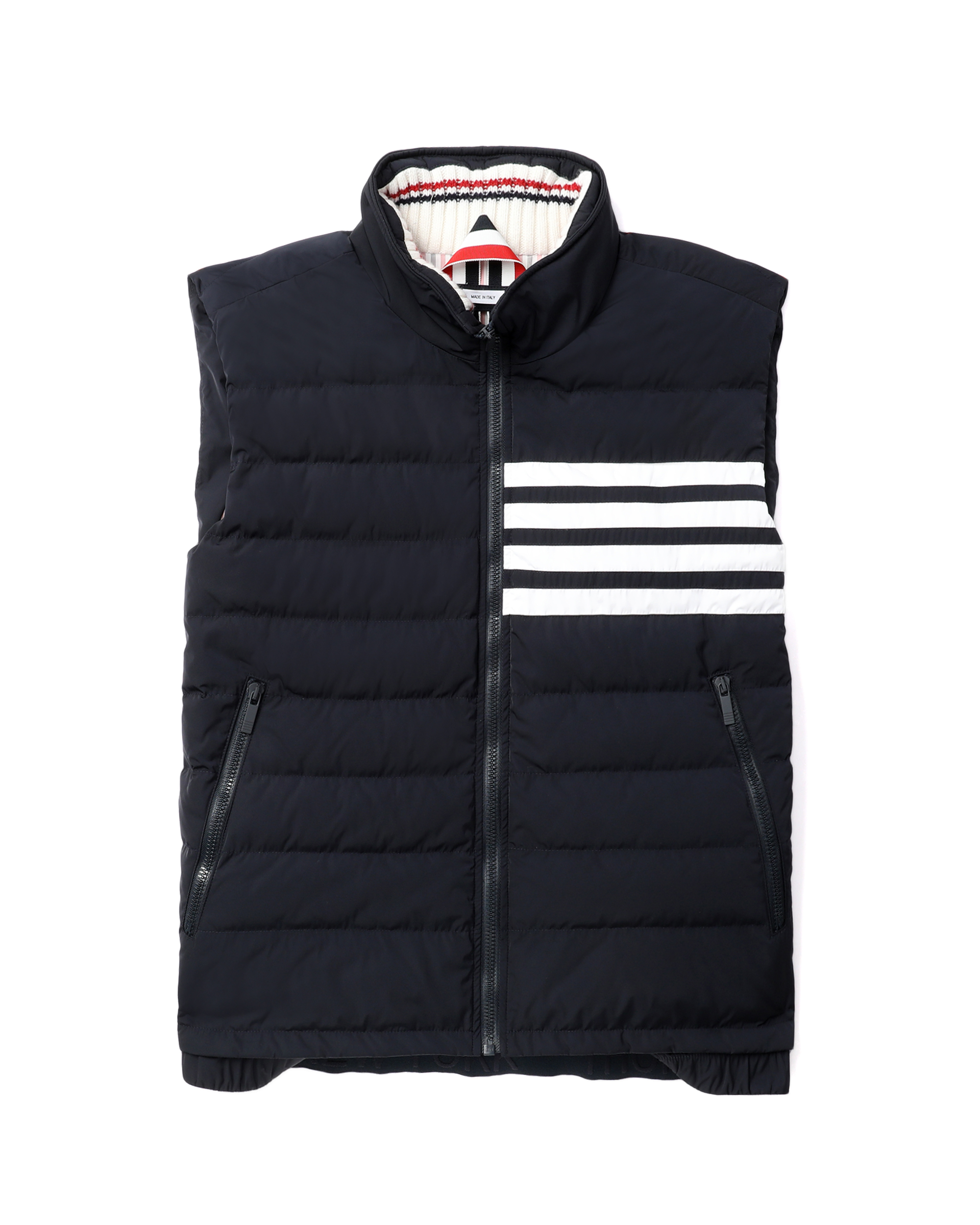 THOM BROWNE Four-bar down vest | ITeSHOP