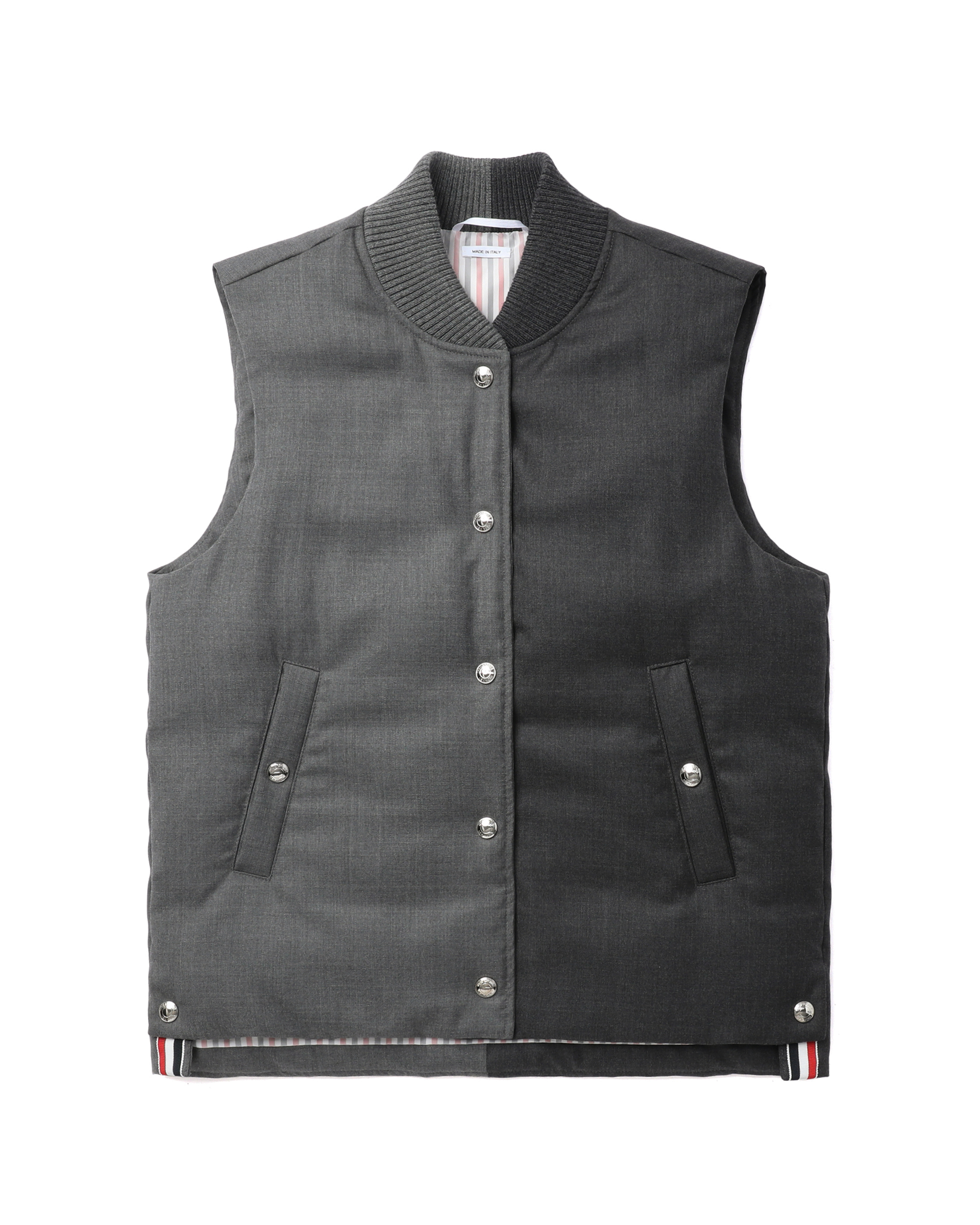 THOM BROWNE Two tone padded gilet