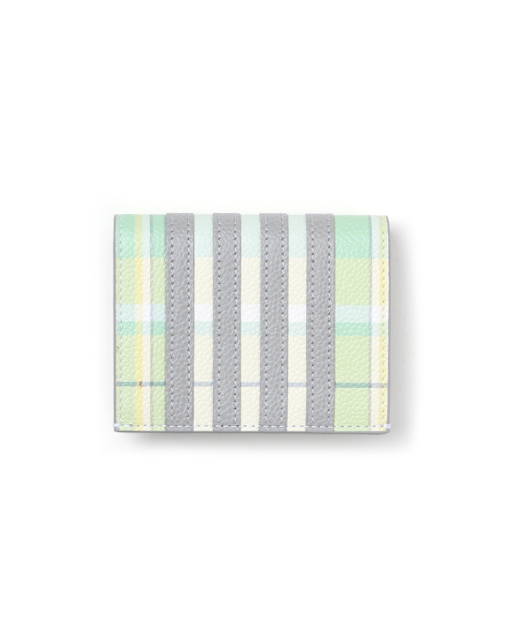 THOM BROWNE 4-bar leather wallet