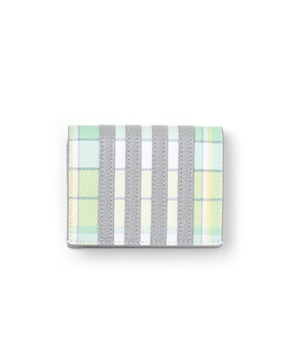 THOM BROWNE 4-bar leather wallet