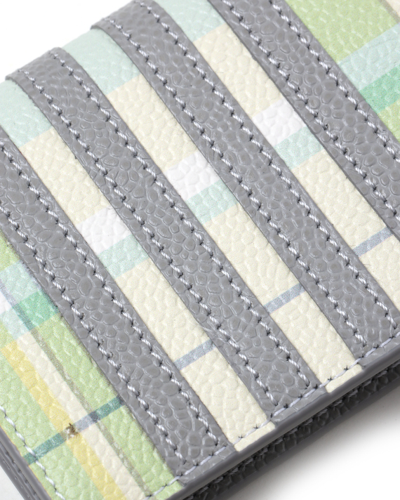 THOM BROWNE 4-bar leather wallet