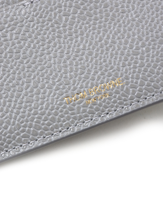 THOM BROWNE 4-bar leather wallet