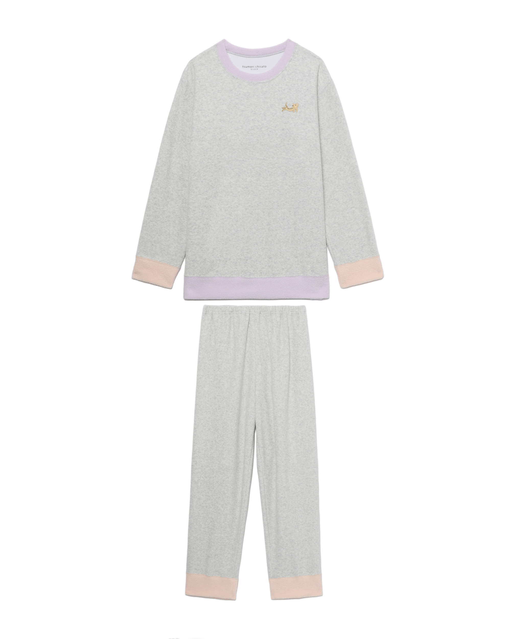 Tsumori Chisato Cat multi-colour pyjama set