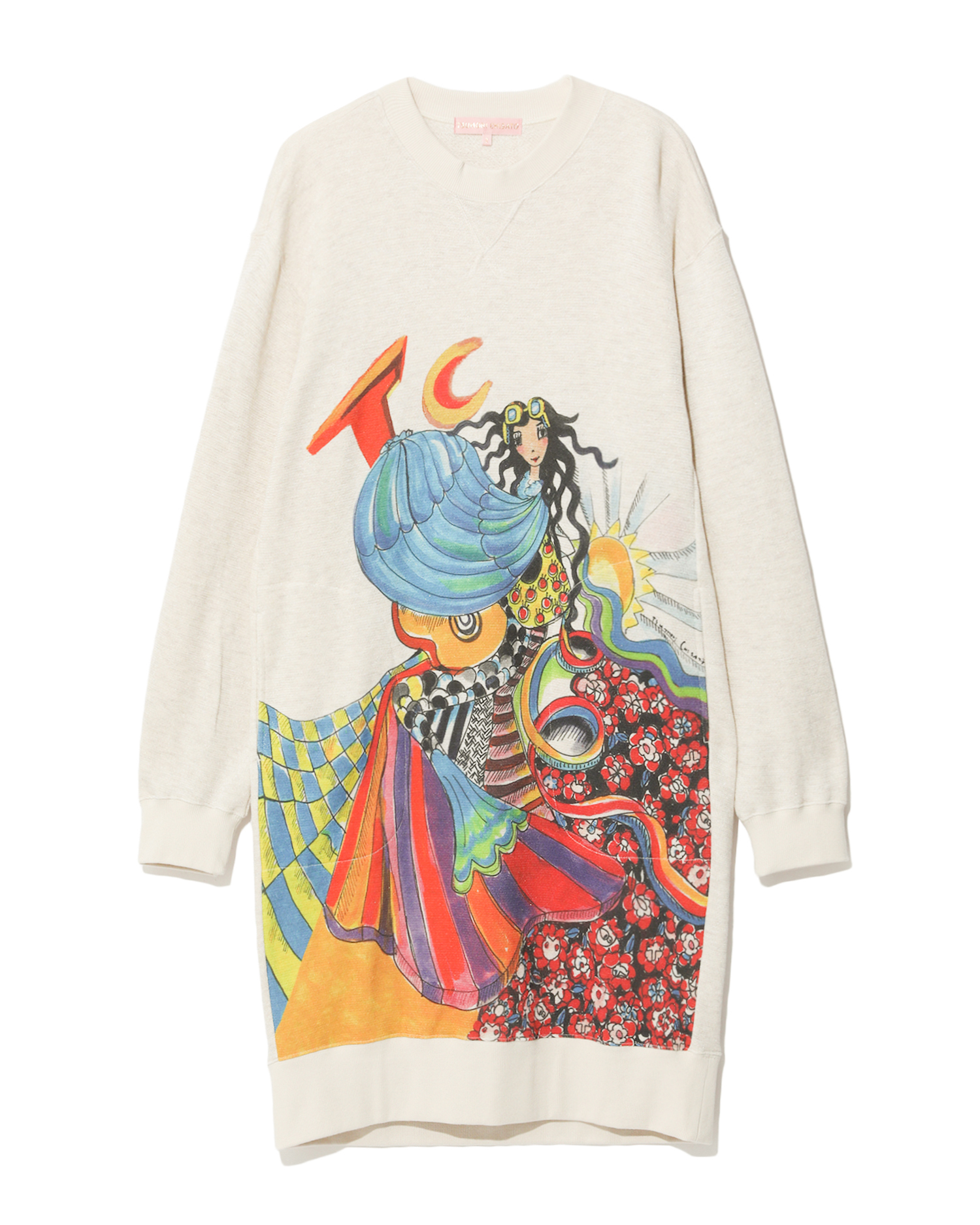 Tsumori Chisato Printed sweater dress| ITeSHOP