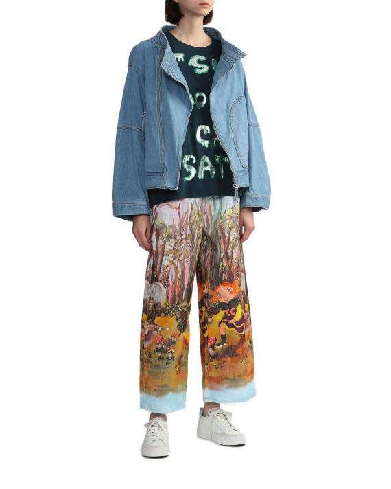 Tsumori Chisato Funnelneck denim jacket
