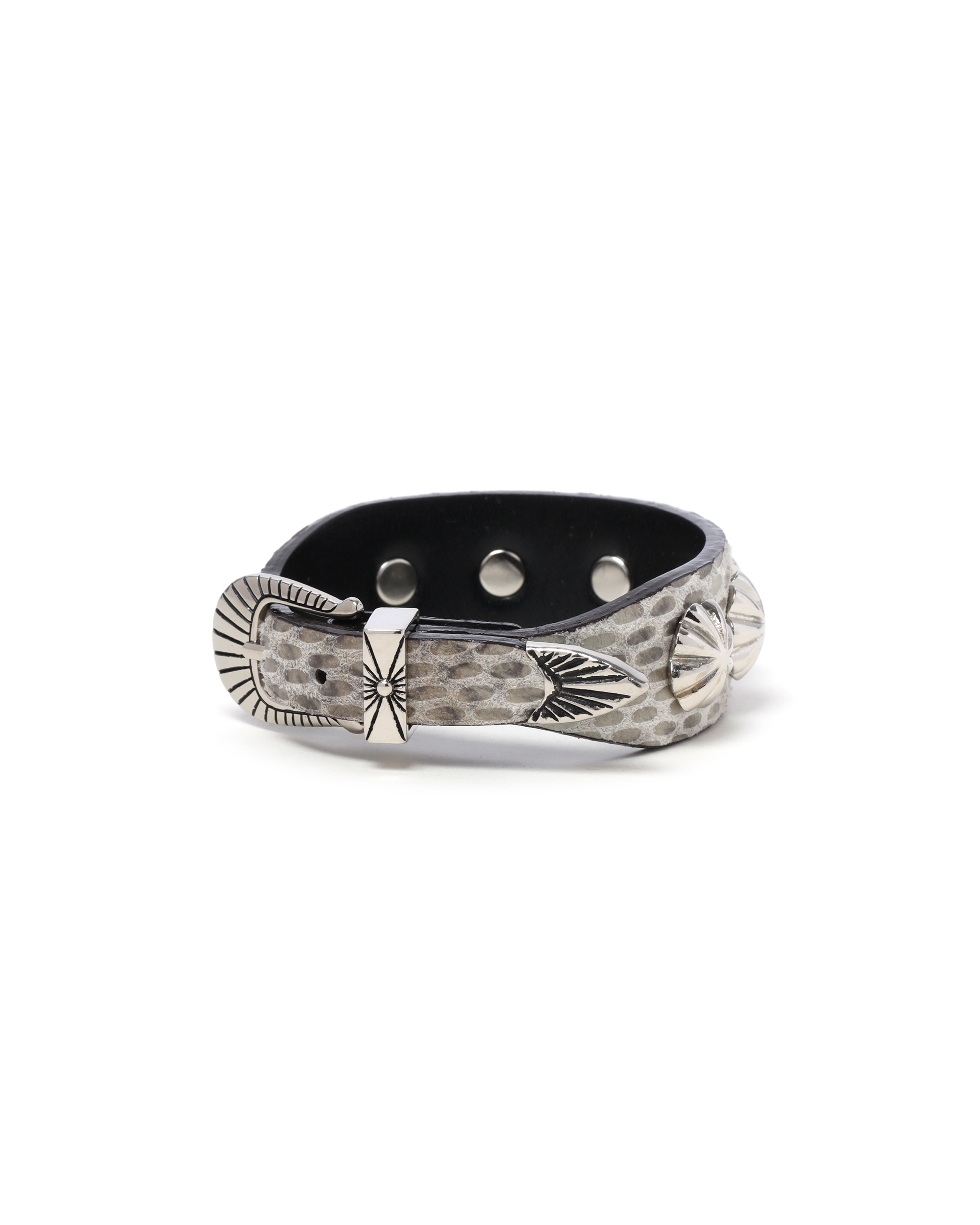 TOGA ARCHIVES Concho leather bangle | ITeSHOP