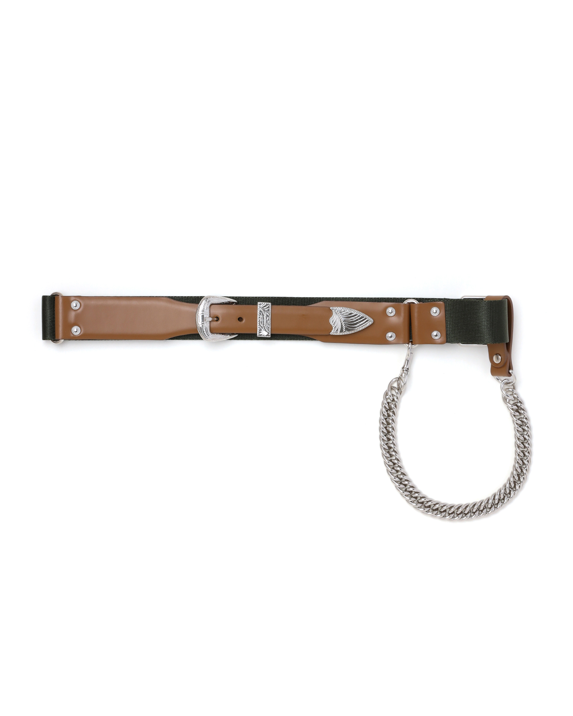 TOGA ARCHIVES Leather nylon belt with strap | ITeSHOP TOGA ARCHIVES Leather nylon belt with strap | ITeSHOP