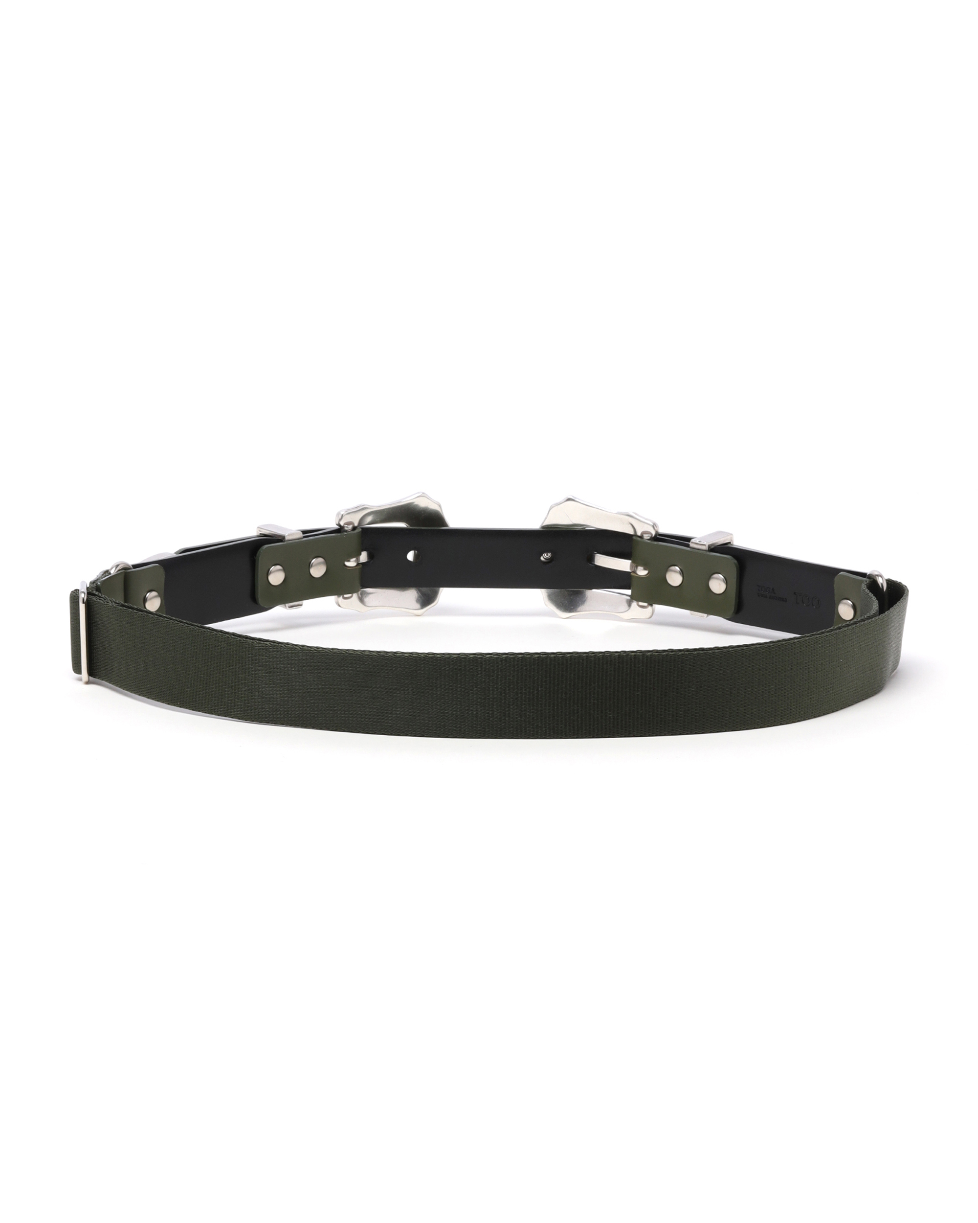 TOGA ARCHIVES Double buckle nylon belt | ITeSHOP