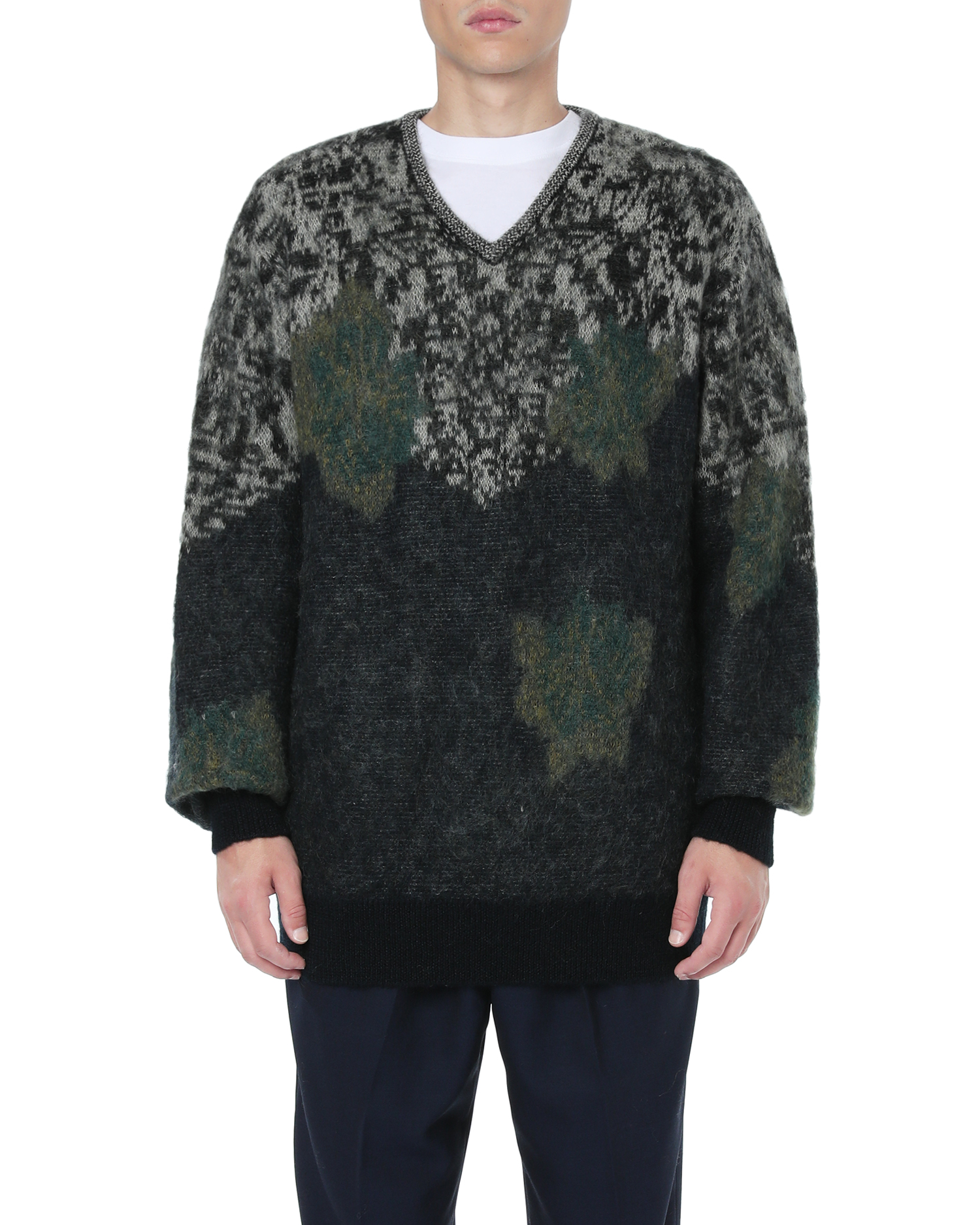 TOGA ARCHIVES Flower jacquard sweater| ITeSHOP