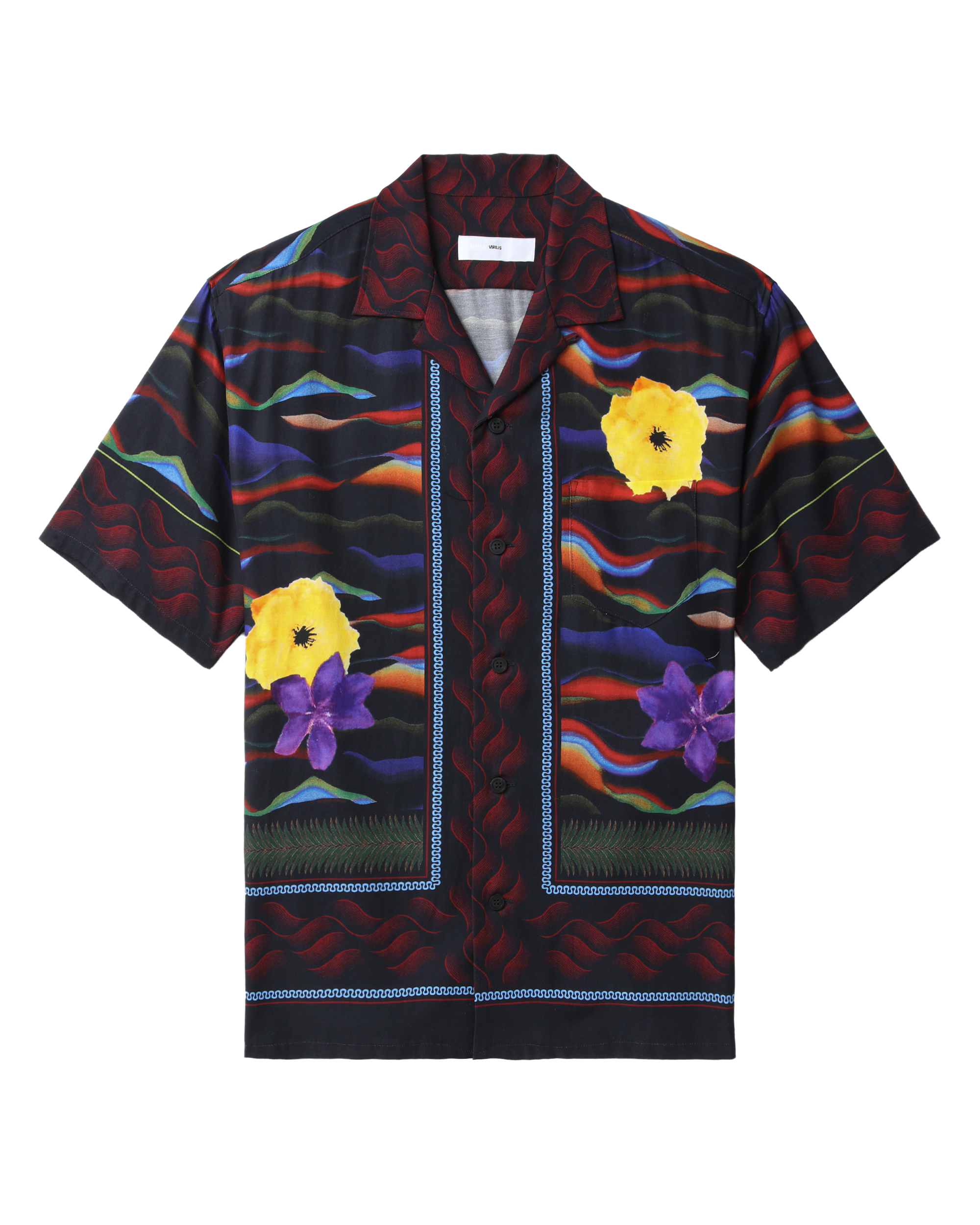 TOGA ARCHIVES Cupra cotton twill print S/S shirt| ITeSHOP