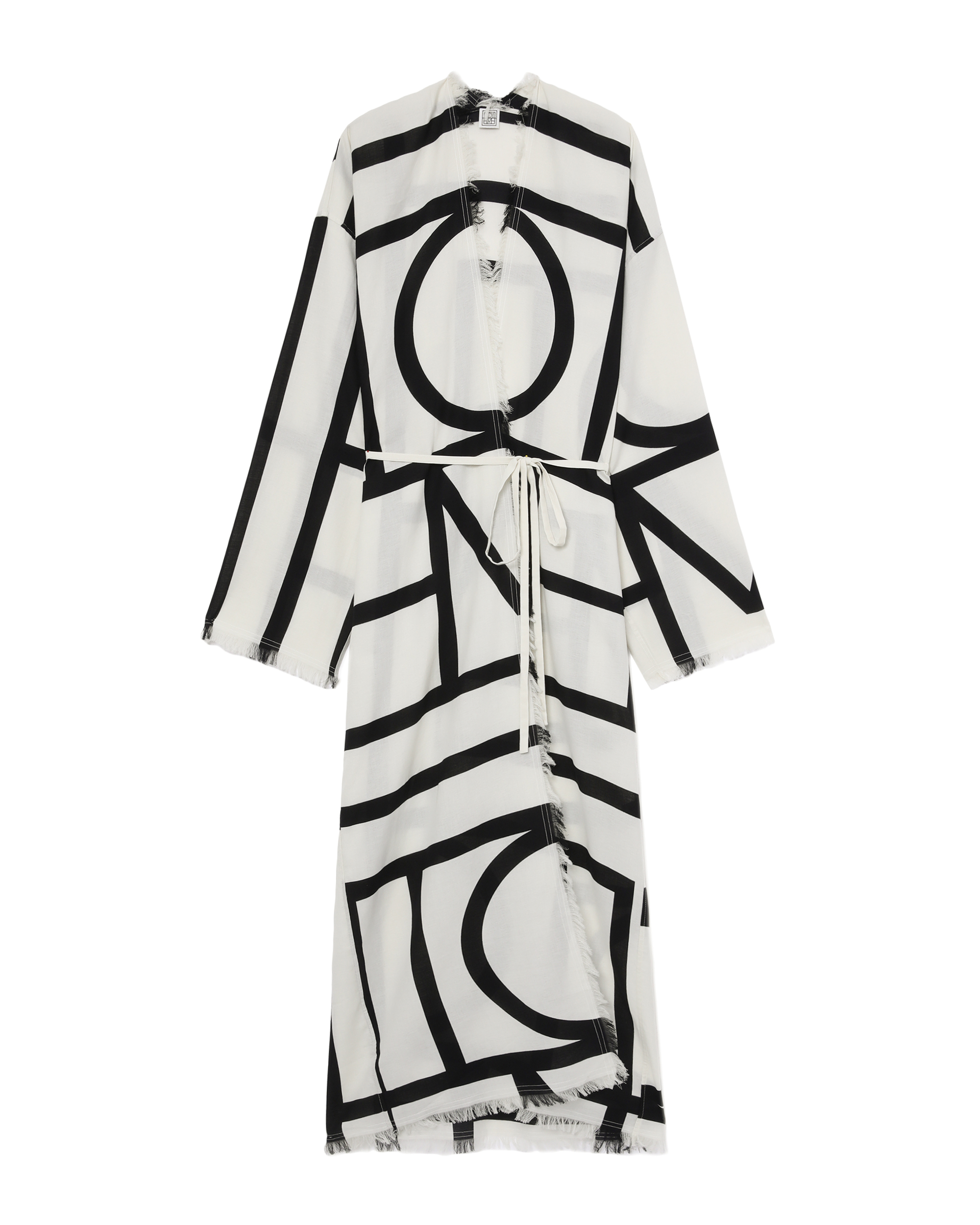 TOTEME Monogram wrap dress