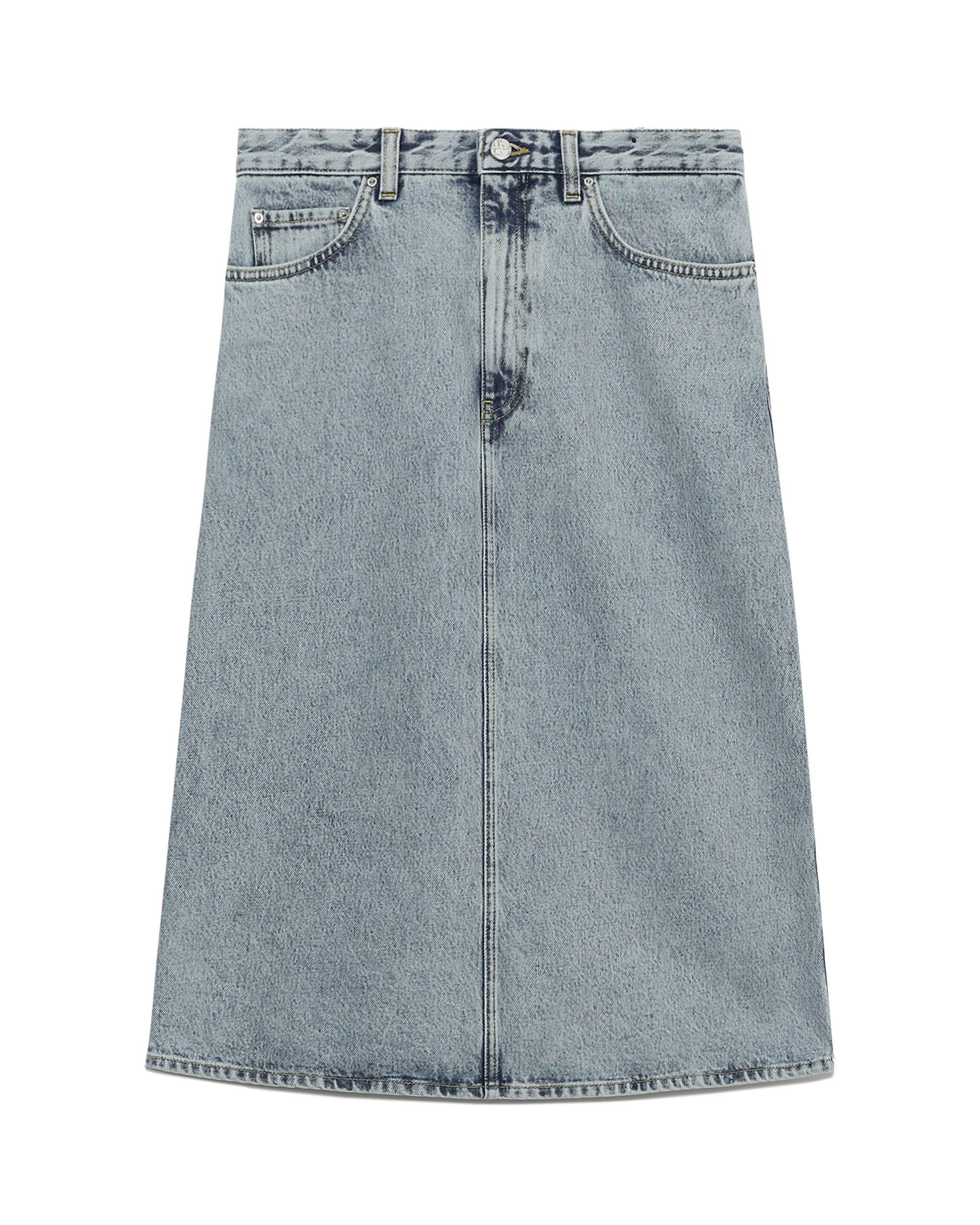 TOTEME Denim midi skirt