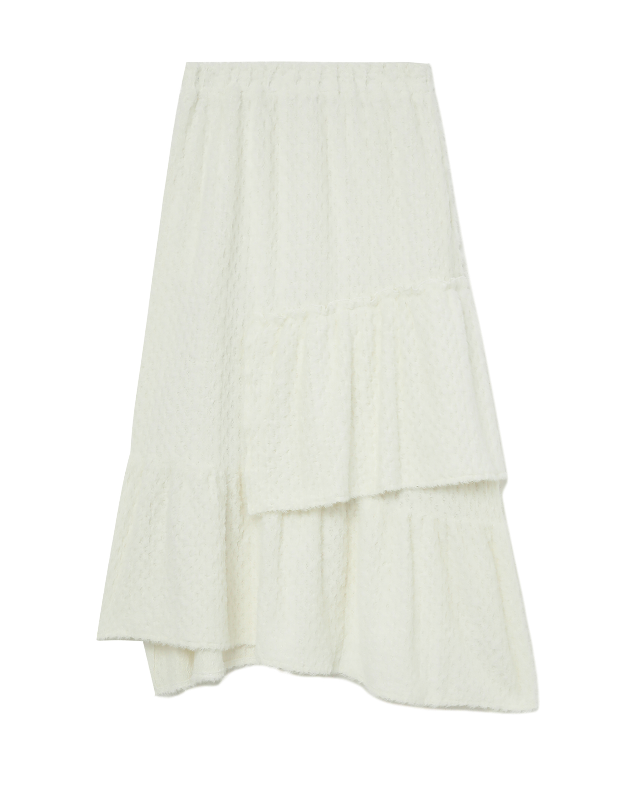 tout à coup Tiered textured skirt | ITeSHOP