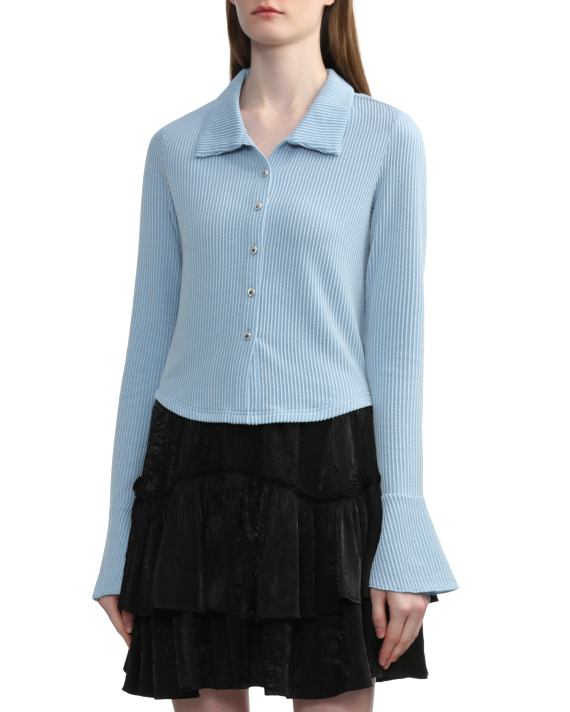 tout à coup Textured top