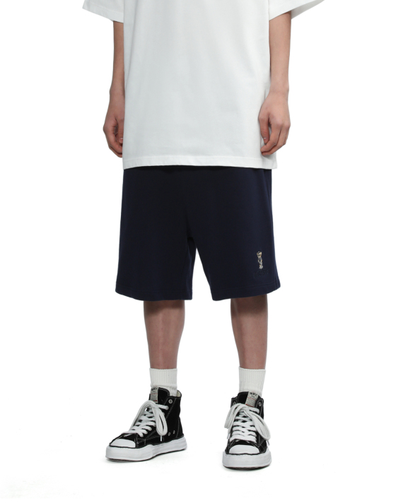 UNDERGARDEN Embroidered knee-length sweat shorts