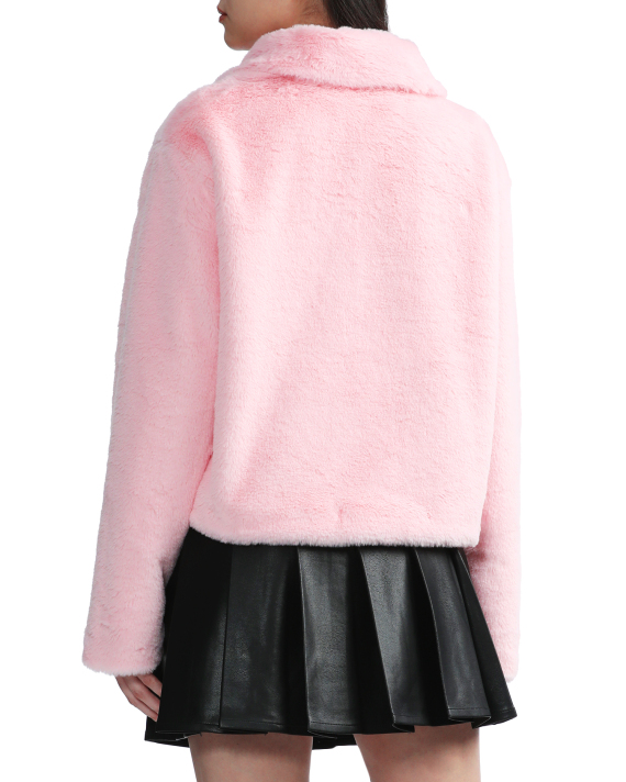 VESTA PINK Faux fur jacket