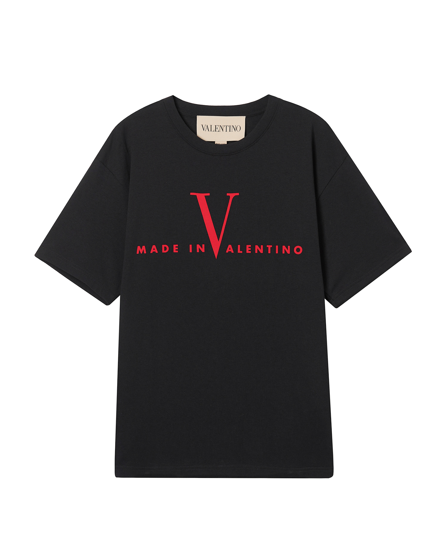 Made in Valentino印花棉質T-Shirt