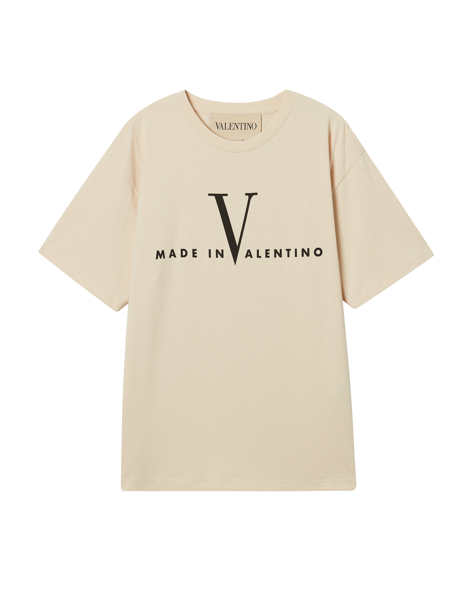 Made in Valentino印花棉質T-Shirt