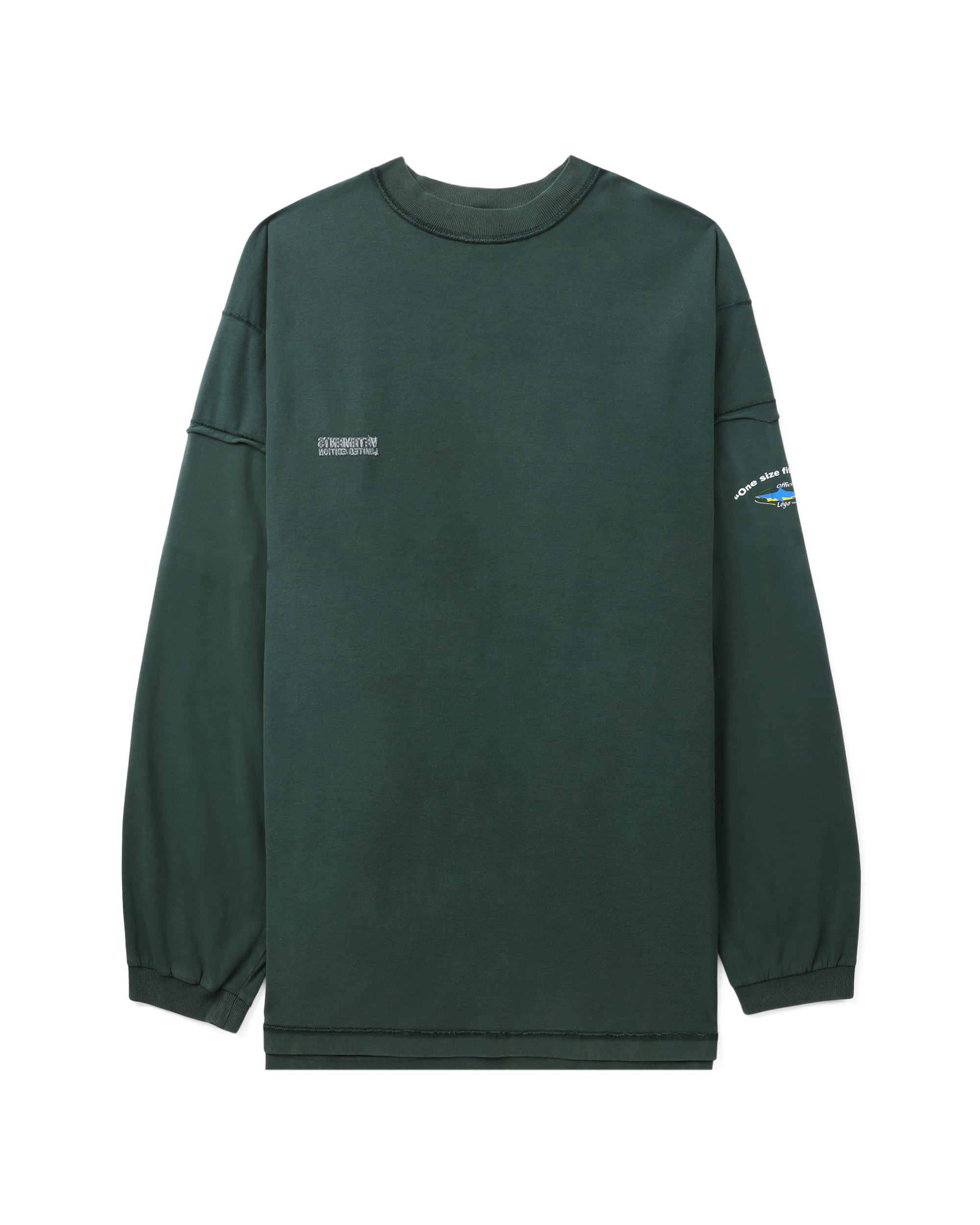 VETEMENTS Inside-out long-sleeve tee| ITeSHOP