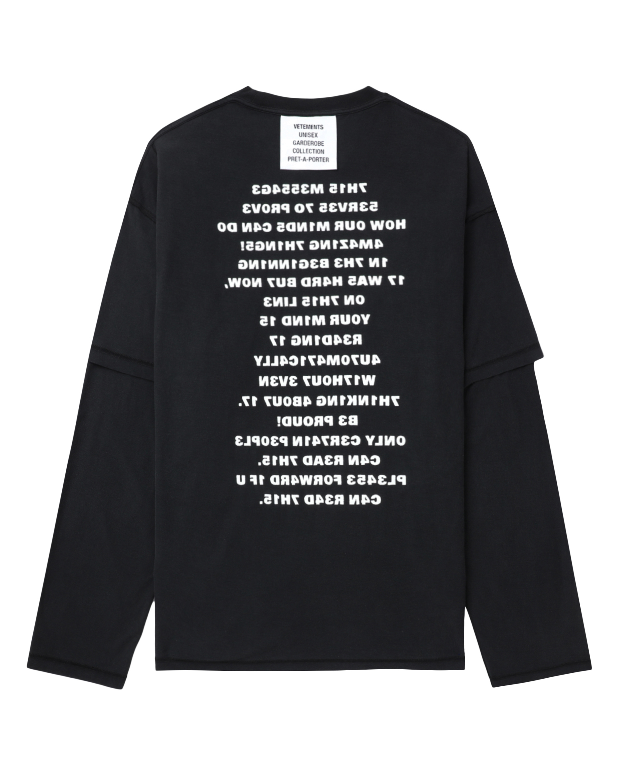 VETEMENTS Brain Power tee | ITeSHOP