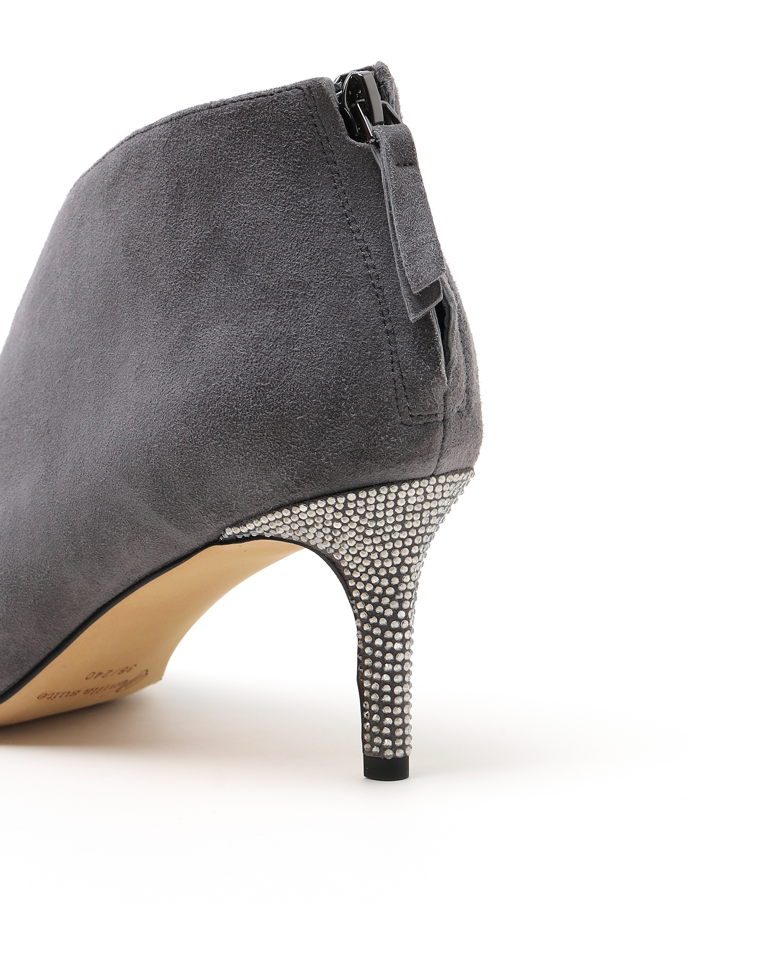 VENILLA SUITE Strass embellished suede 
