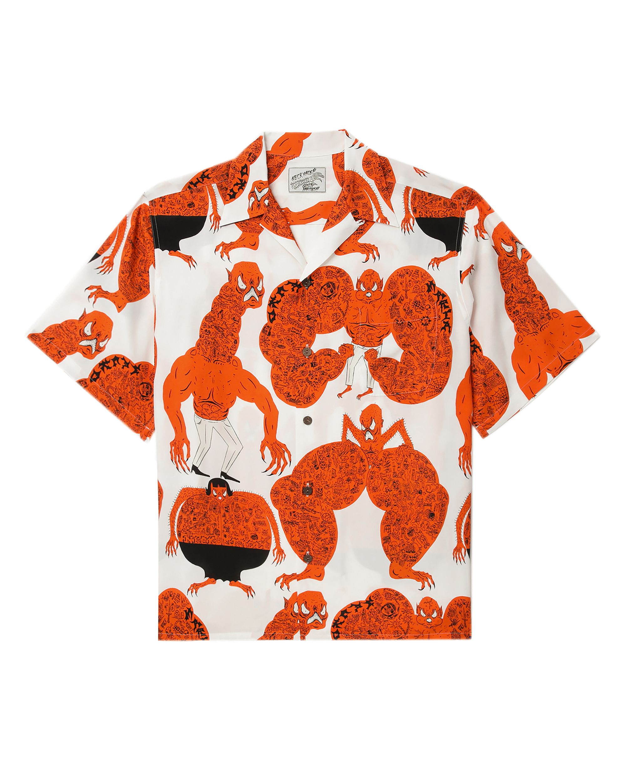 WACKO MARIA Neckface Hawaiian shirt ITeSHOP