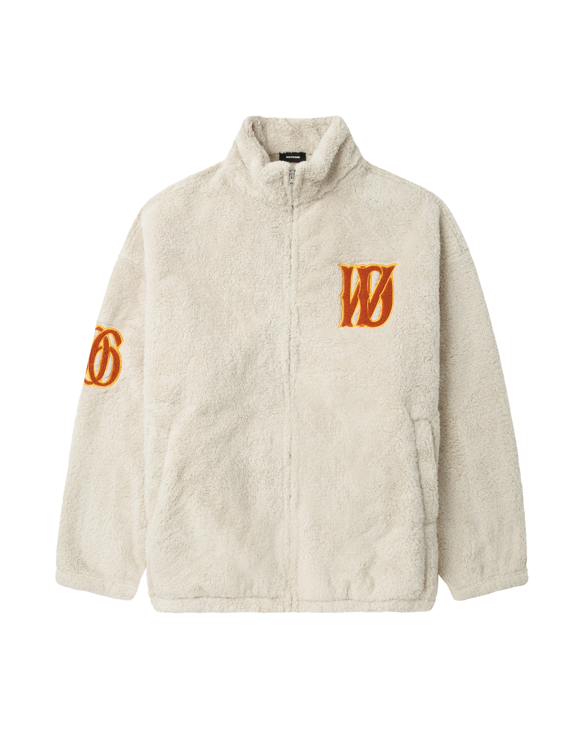 WE11DONE Boucle logo fleece jacket