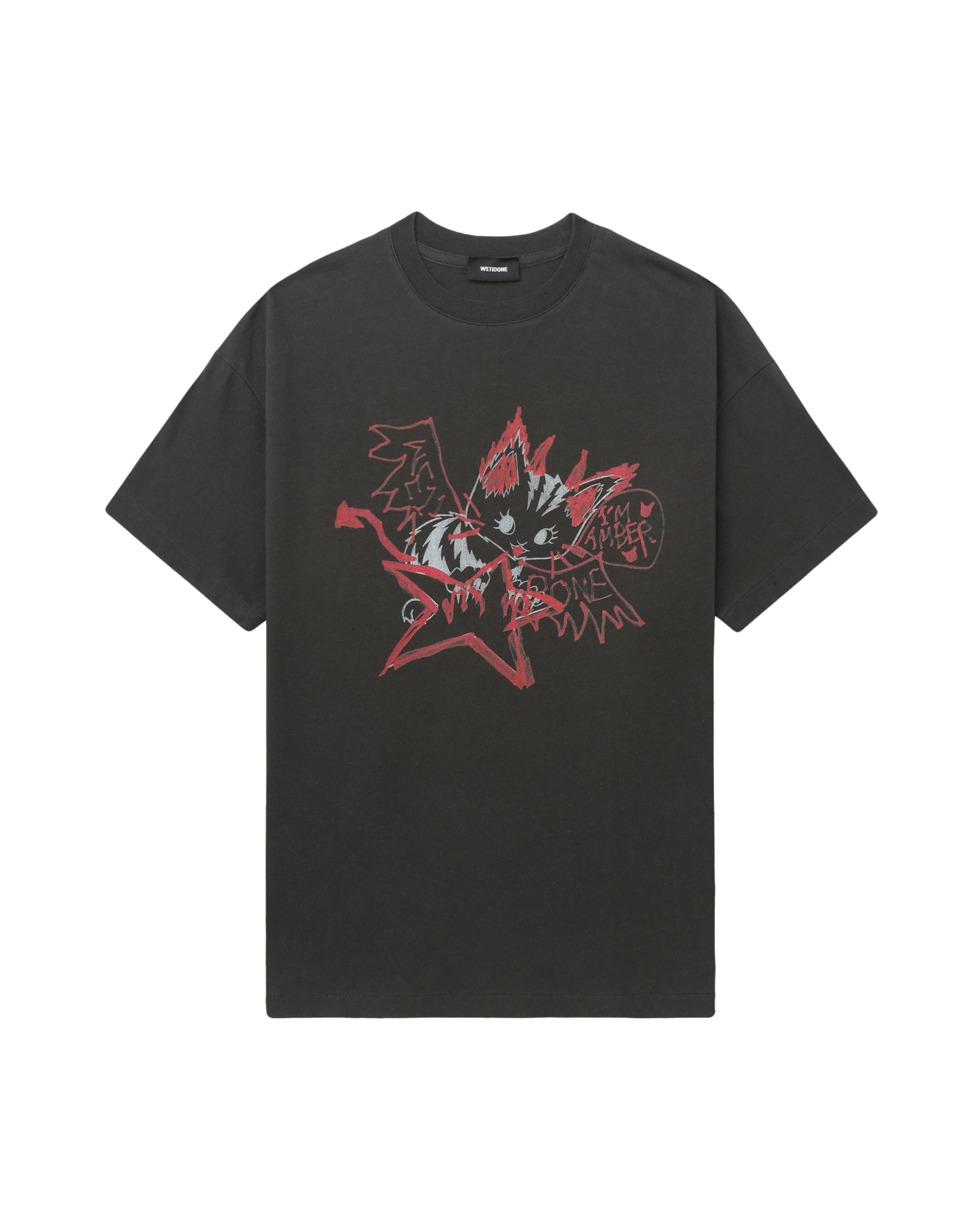 本日24時までセール‼️WE11DONE black full print tee WE11DONE | AYIN