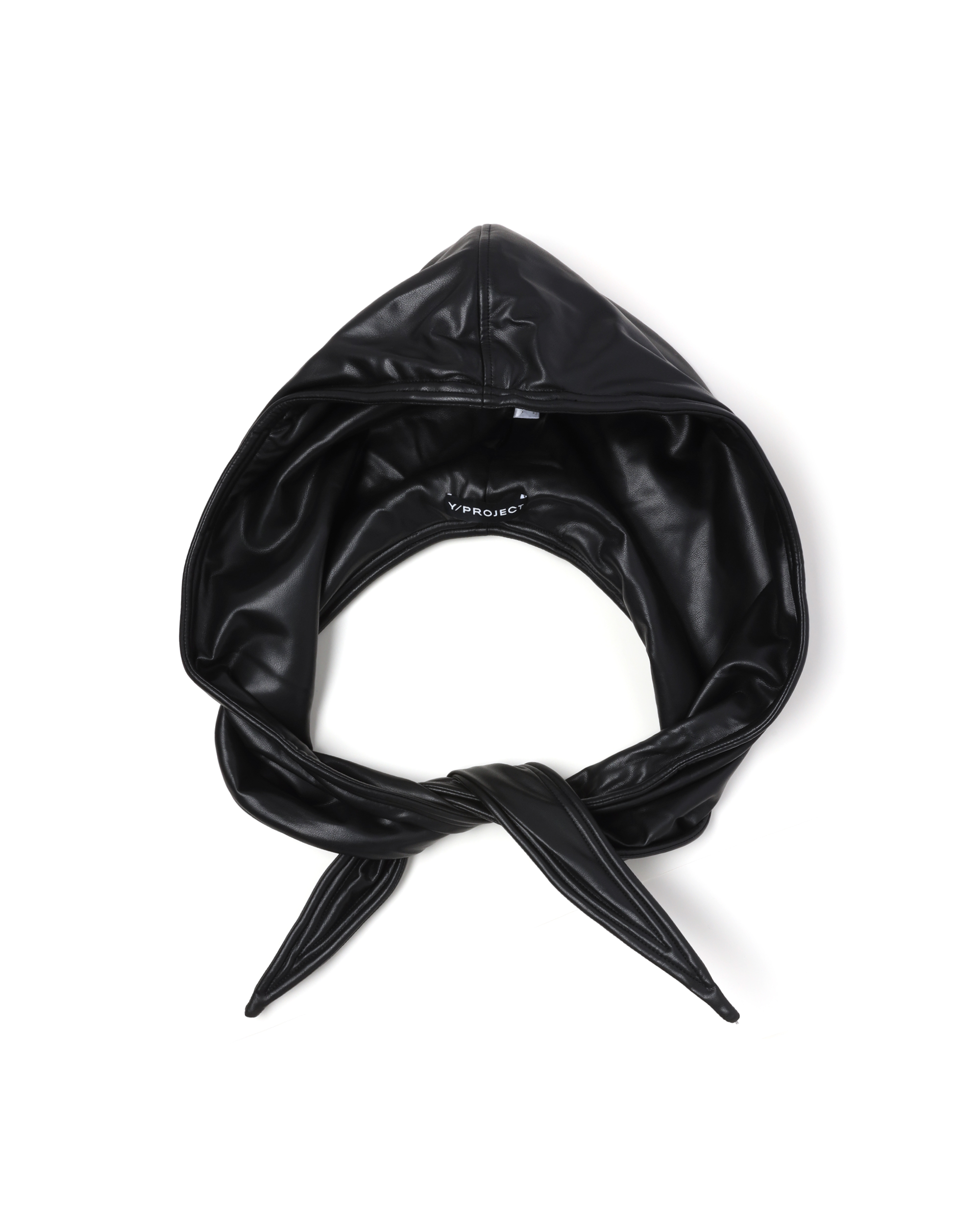 Y/Project Black Wire Leather Hood