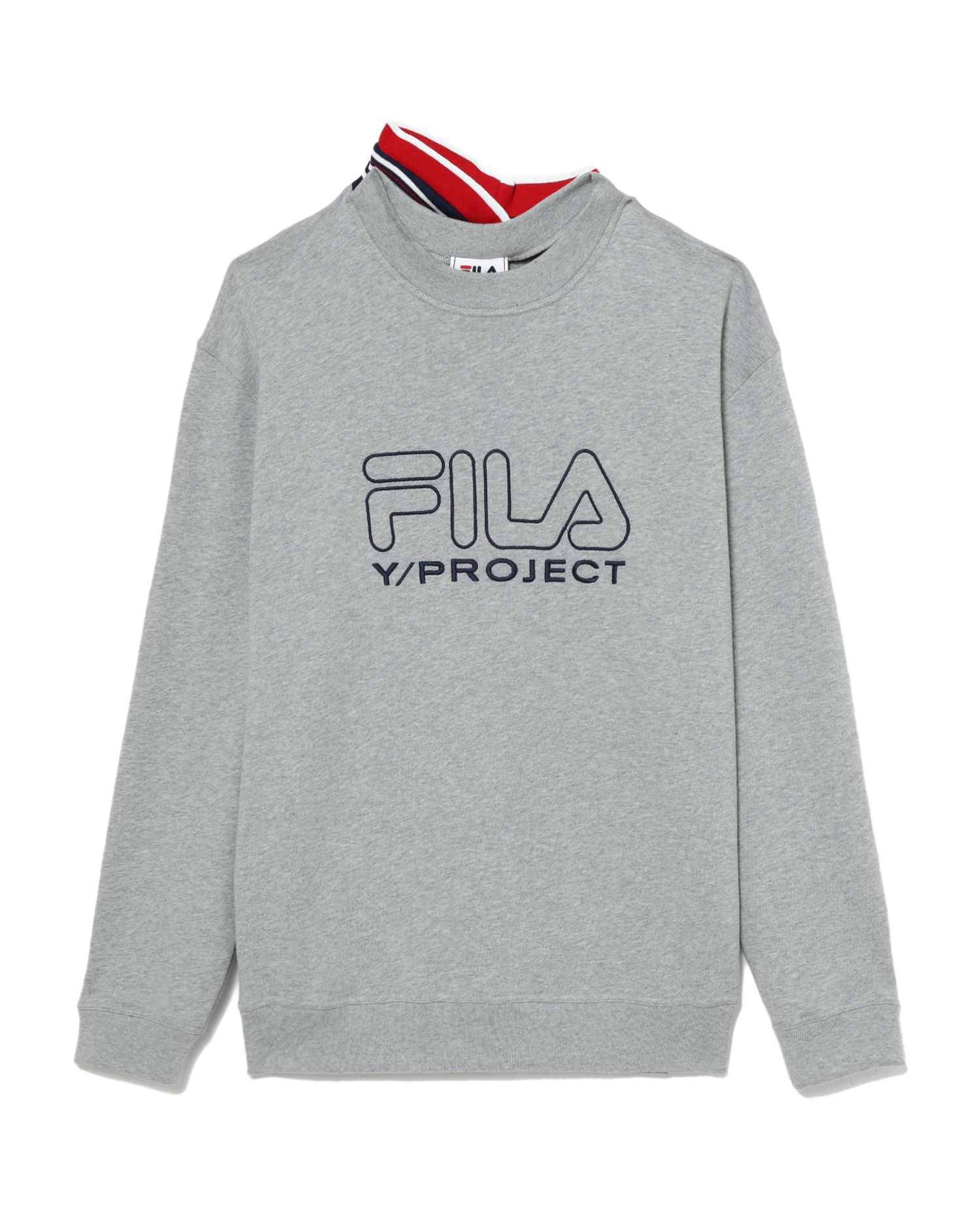 Y/Project X FILA three collar sweatshirt| ITeSHOP