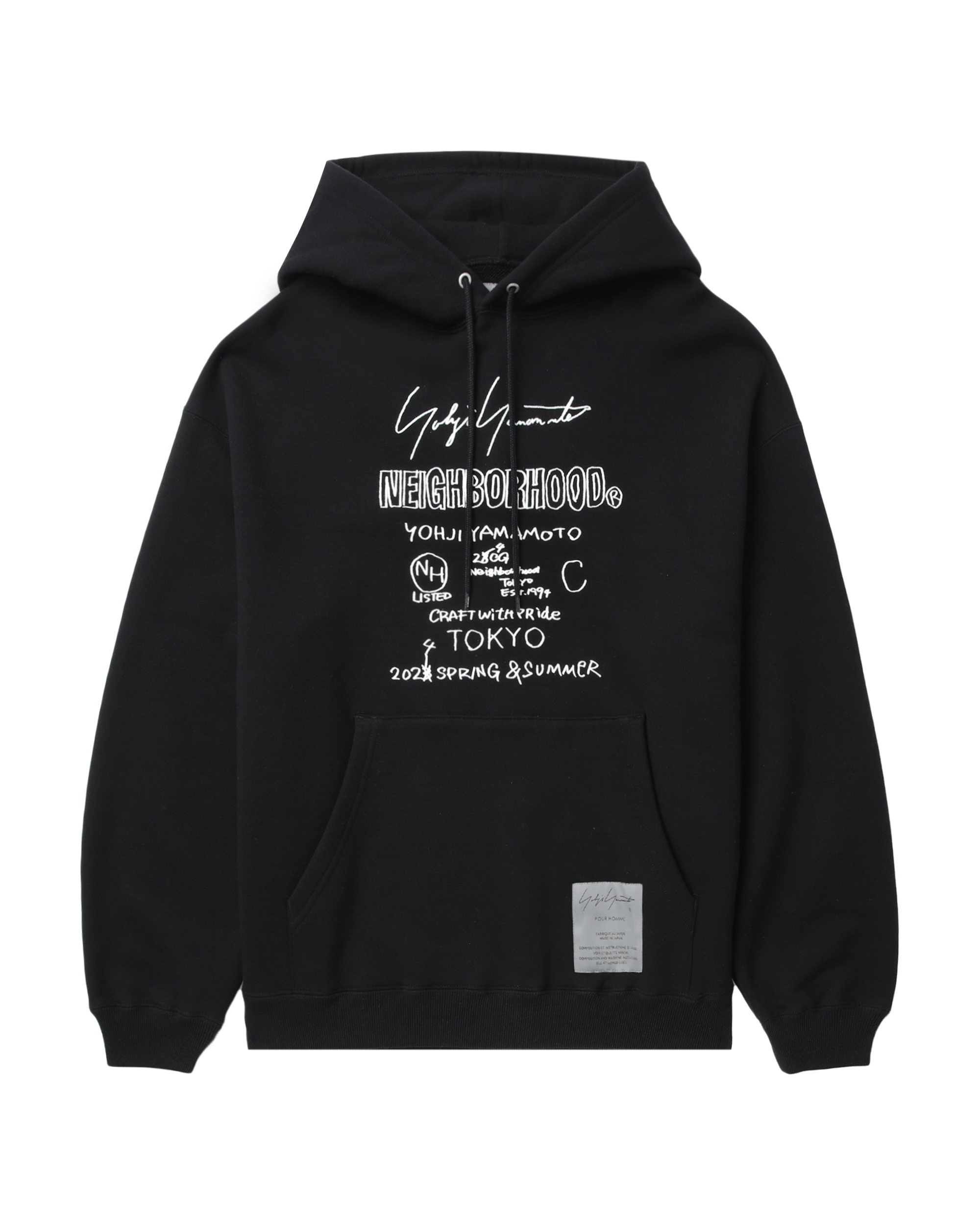 YOHJI YAMAMOTO HOMME X NEIGHBORHOOD jersey hoodie | ITeSHOP