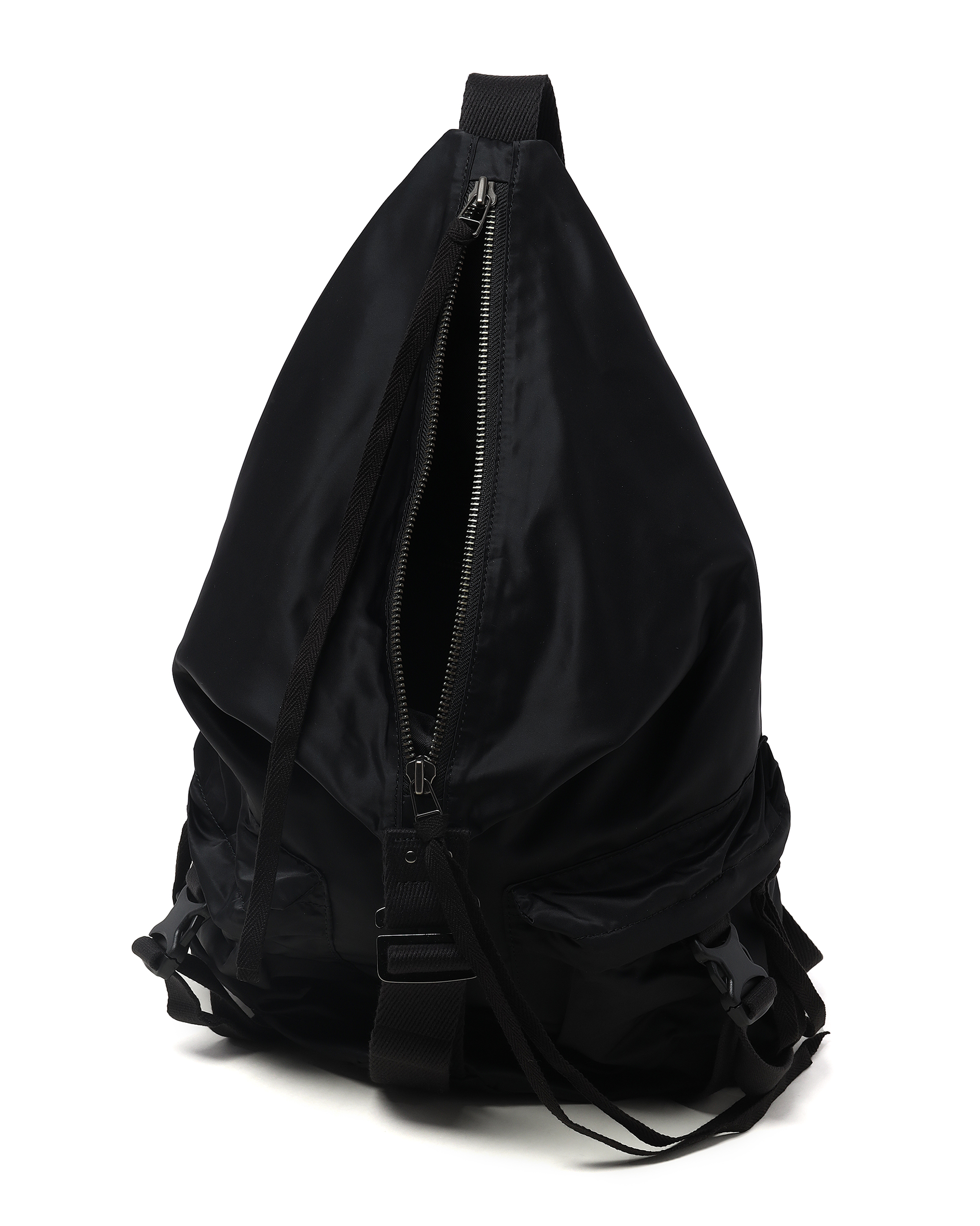 GROUND Y Nylon twill front zipper shoulder bag | ITeSHOP