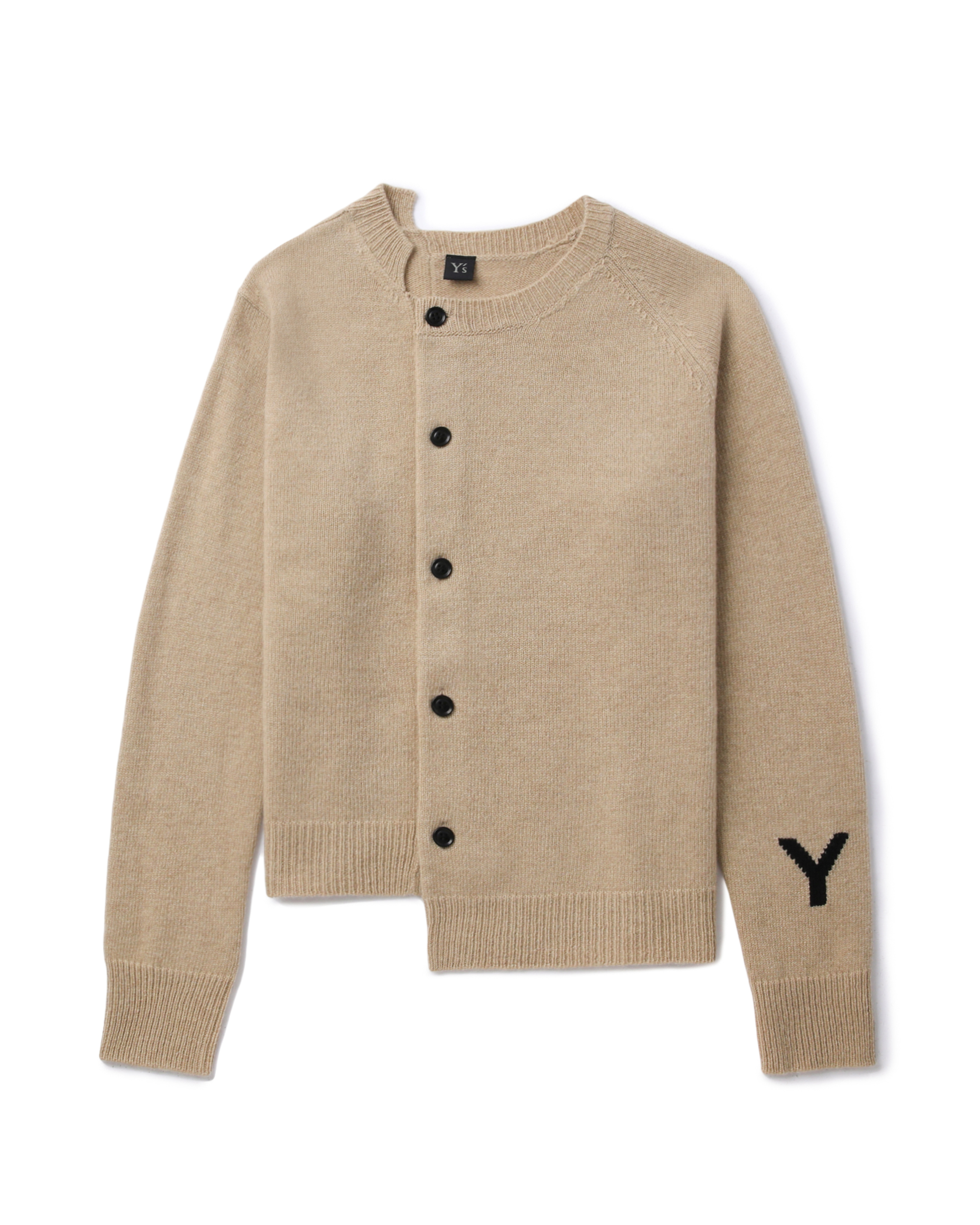 カーディガン Y's STRIPE OPENWORK ASYMMETRIC CARDIGAN Y's STRIPE OPENWORK ASYMMETRIC CARDIGAN