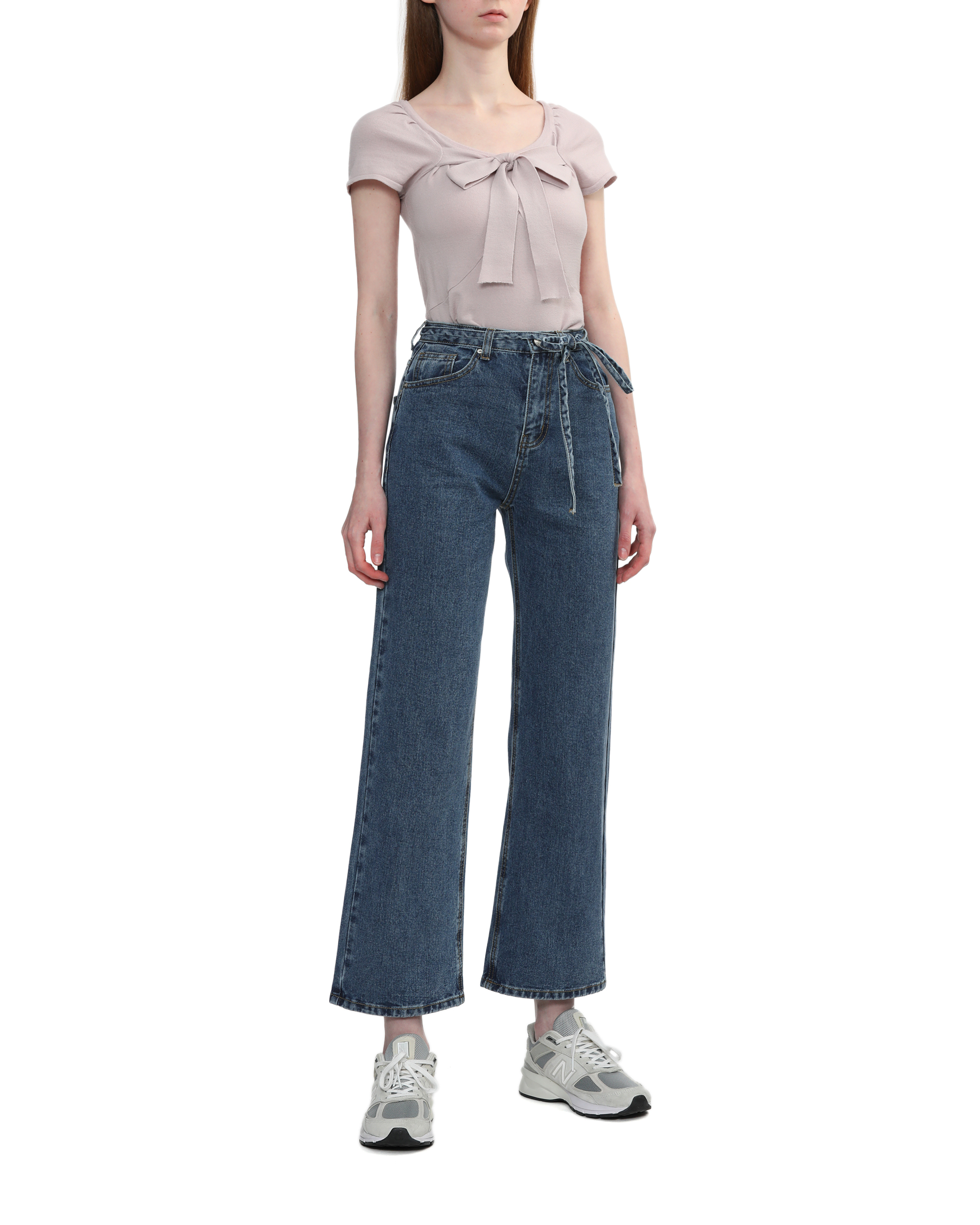 ZERO STREET Lace-up jeans | ITeSHOP